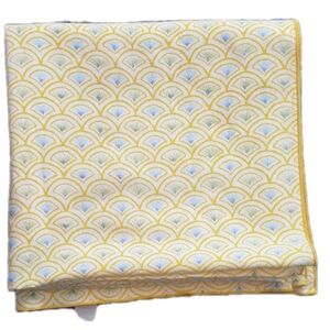 Vintage Tablecloth 51"x49" Yellow